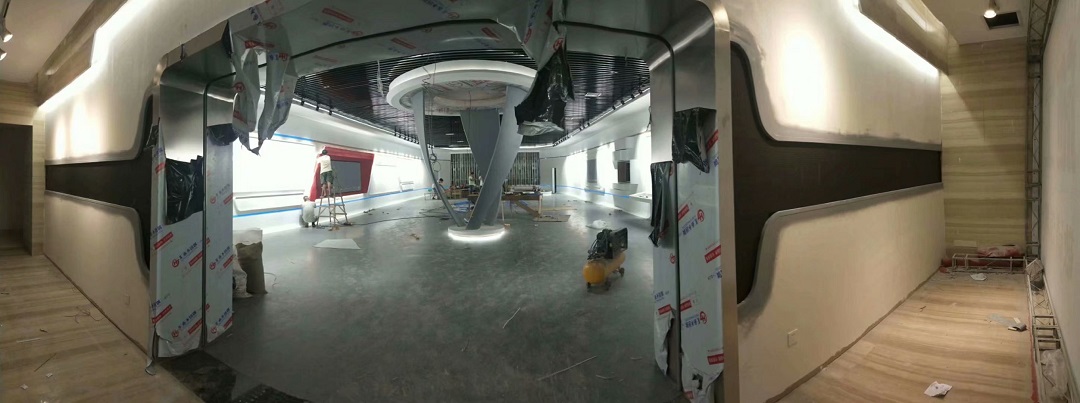 張家港保稅科技展館室內(nèi)P3全彩完美點亮！