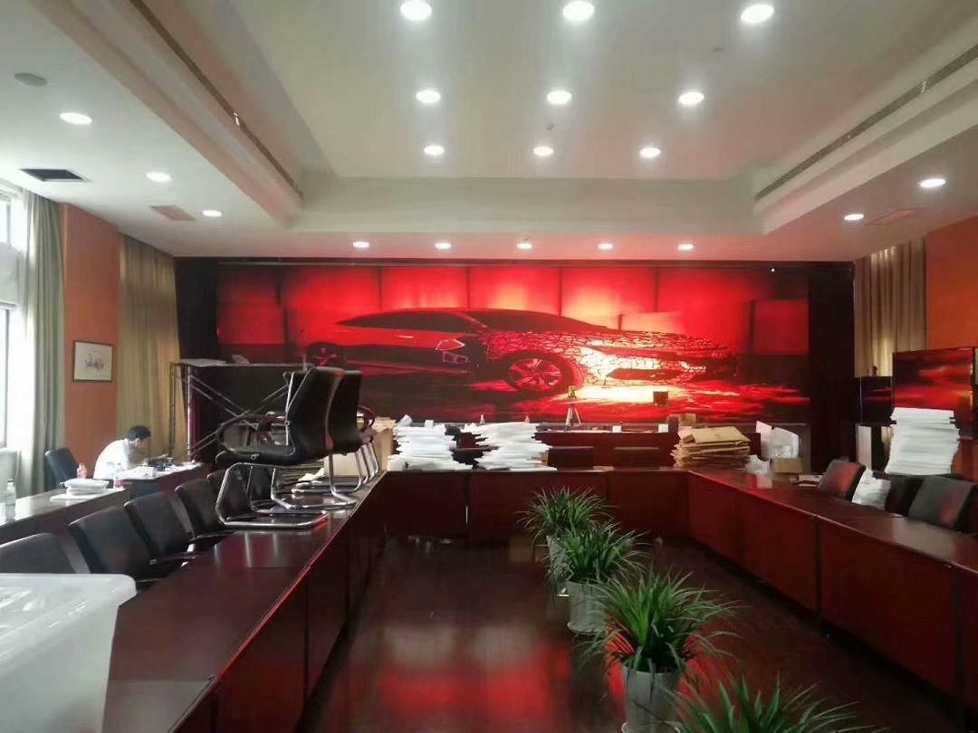 蘇州政法委P1.875小間距LED顯示屏完美點亮！