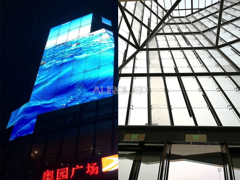 珠海奧園<a href=http://m.gdhjsme.com/toumingping/ target=_blank class=infotextkey>透明屏</a>點(diǎn)亮效果