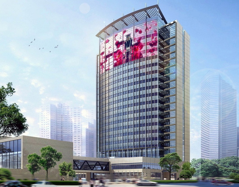 戶外幕墻無(wú)框透明led顯示屏安裝解決方案！