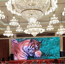 上海萬豪酒店3.9高配租賃屏完美顯示！